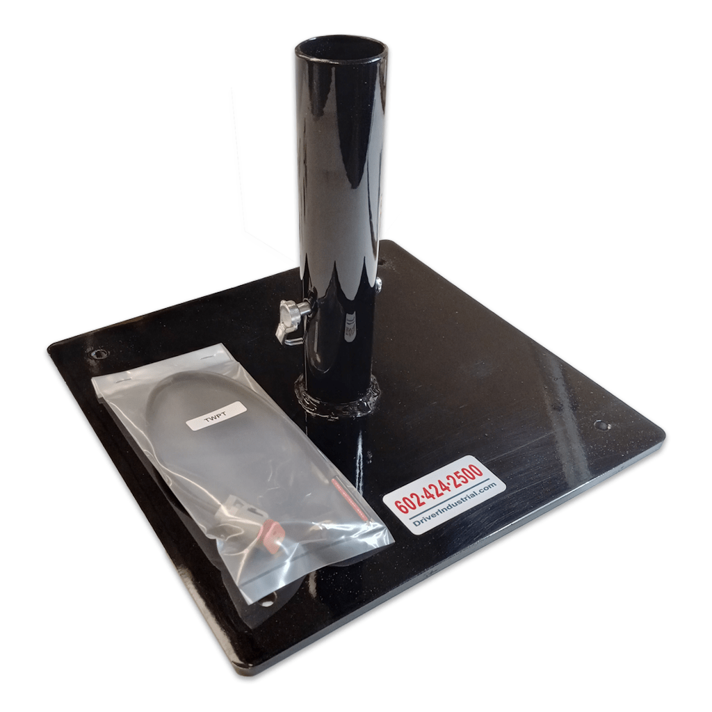SafetyWhips Heavy Duty Flat Surface Mount for Telescoping Whips