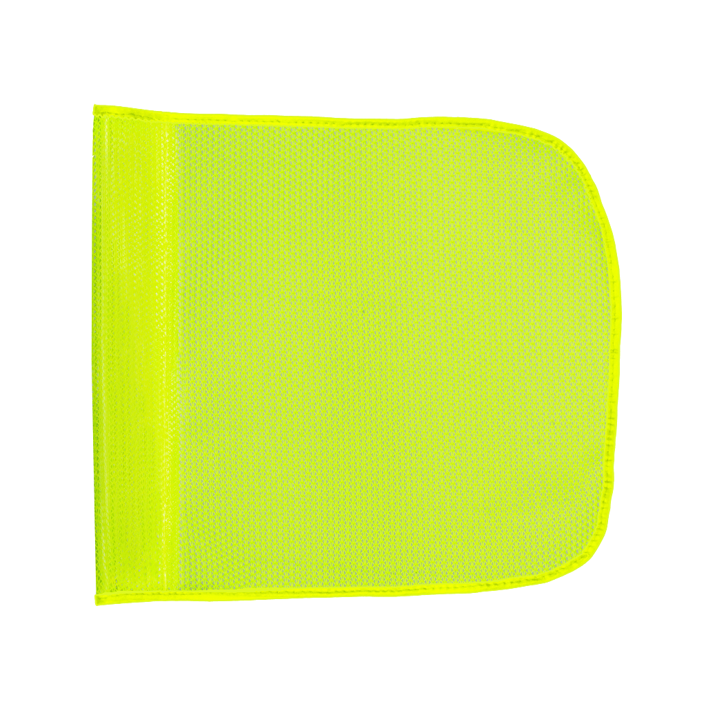 SafetyWhips 5', 1 Piece, Powered, Quick Disconnect, Heavy Duty Whip with Fluorescent Yellow Flag