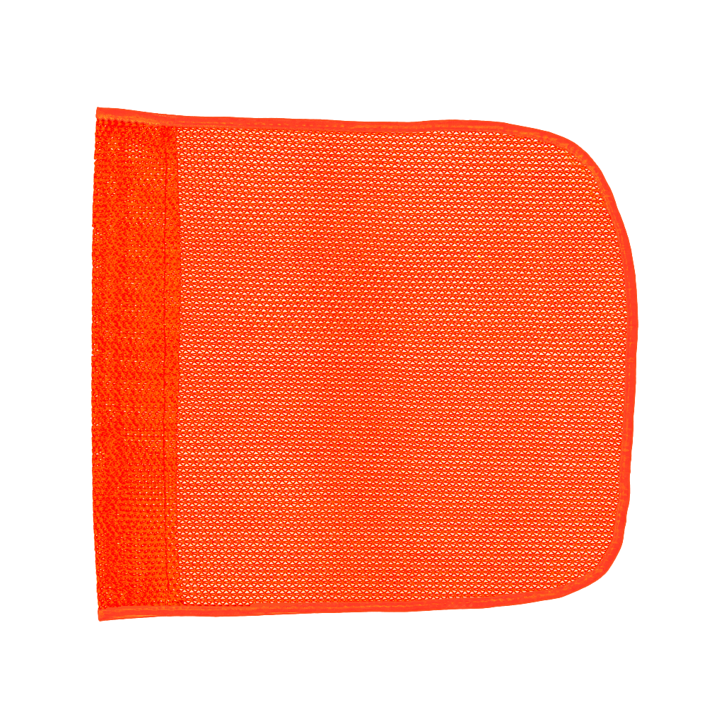 SafetyWhips 5', 1 Piece, Powered, Quick Disconnect, Heavy Duty Whip with Orange Flag