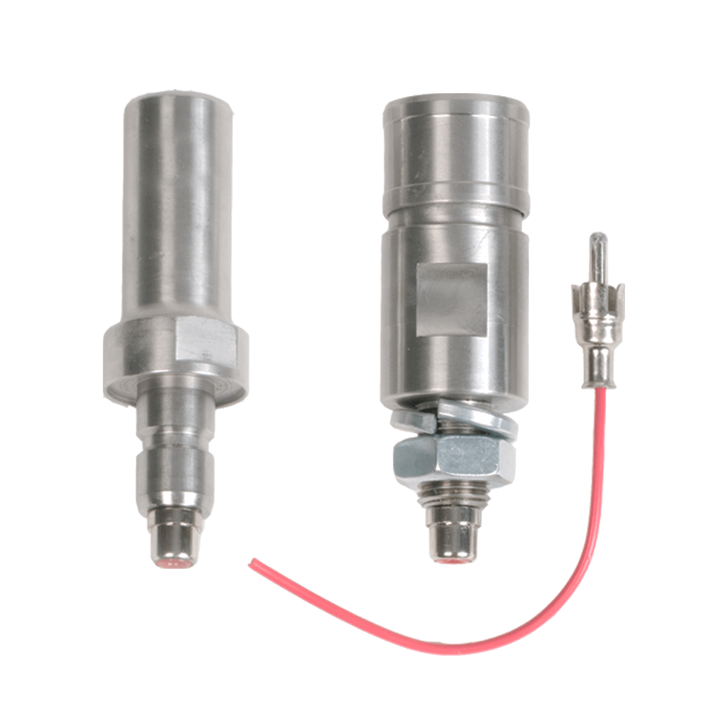 SafetyWhips Stainless Steel Quick Disconnect Kit with RCA Connection for Powered Whips