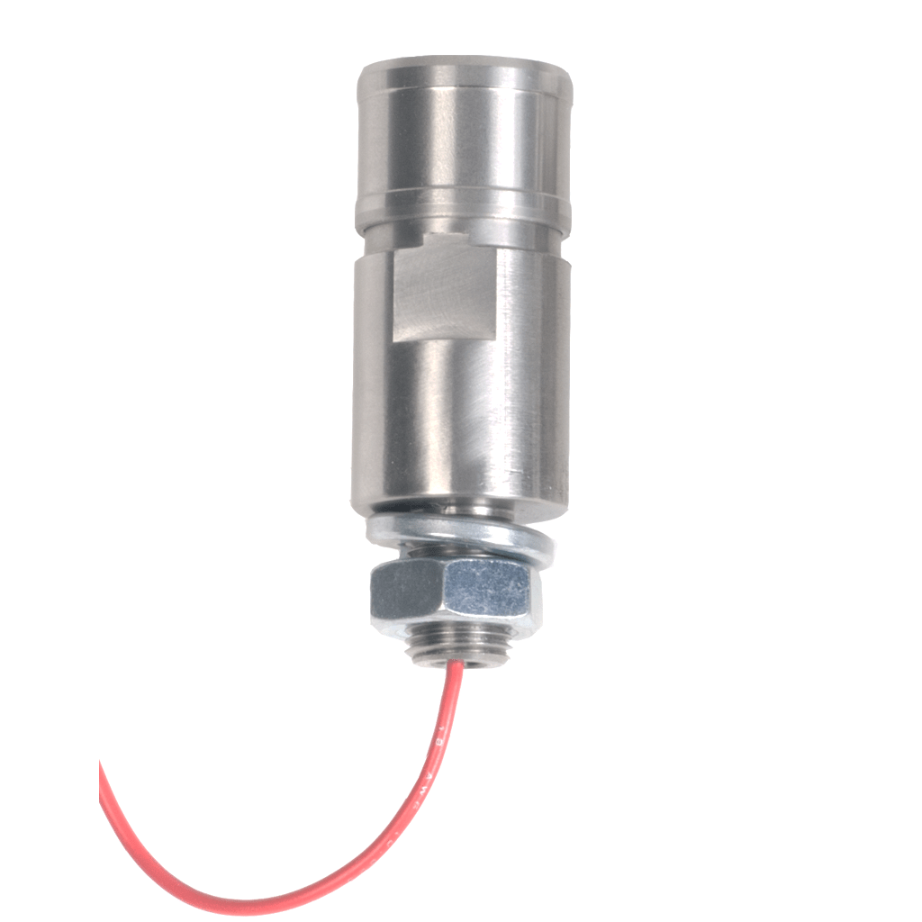 SafetyWhips Stainless Steel Quick Disconnect Base with Pigtail Power lead for Powered Whips