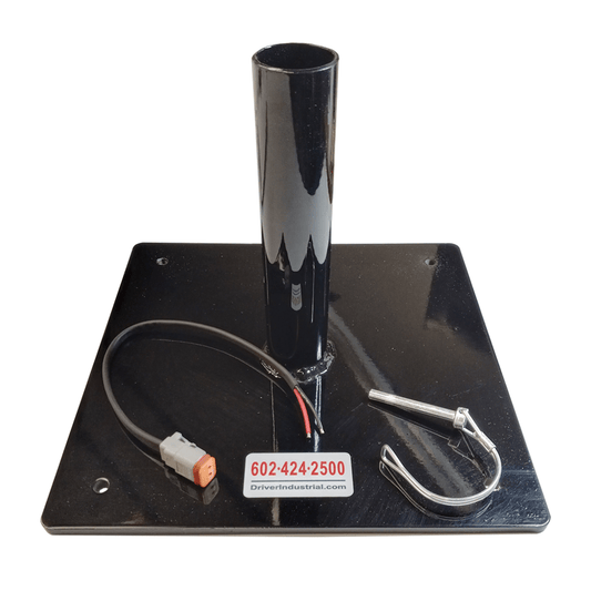 SafetyWhips Heavy Duty Flat Surface Mount for Telescoping Whips