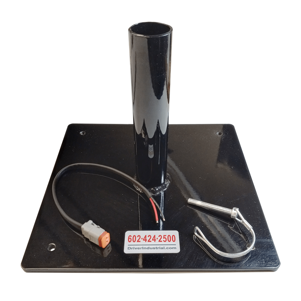 SafetyWhips Heavy Duty Flat Surface Mount for Telescoping Whips