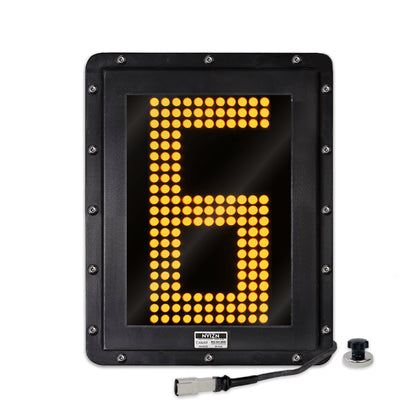 NVIZN 1 Character 12" Amber Programmable Vehicle ID Display