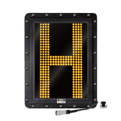 NVIZN 1 Character 18" Amber Programmable Vehicle ID Display