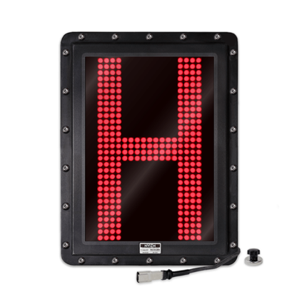 NVIZN 1 Character 18" Red Programmable Vehicle ID Display