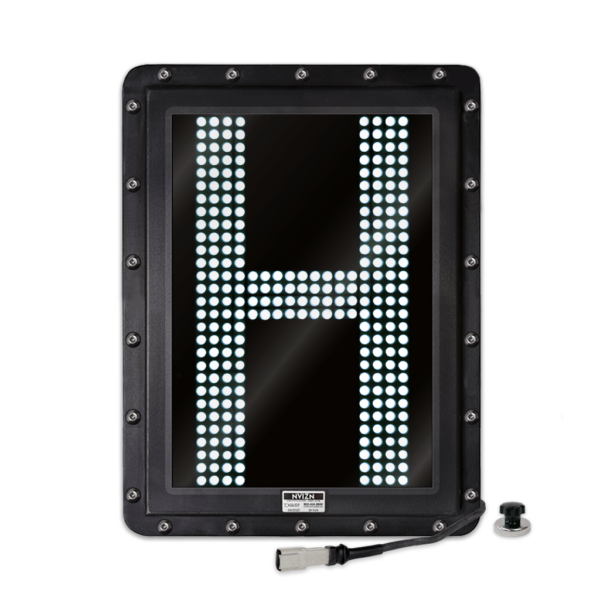 NVIZN 1 Character 18" White Programmable Vehicle ID Display