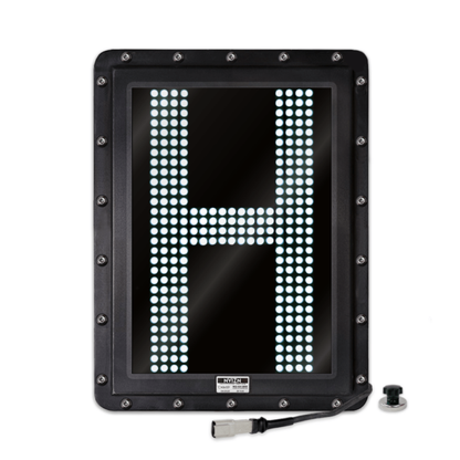 NVIZN 1 Character 18" White Programmable Vehicle ID Display