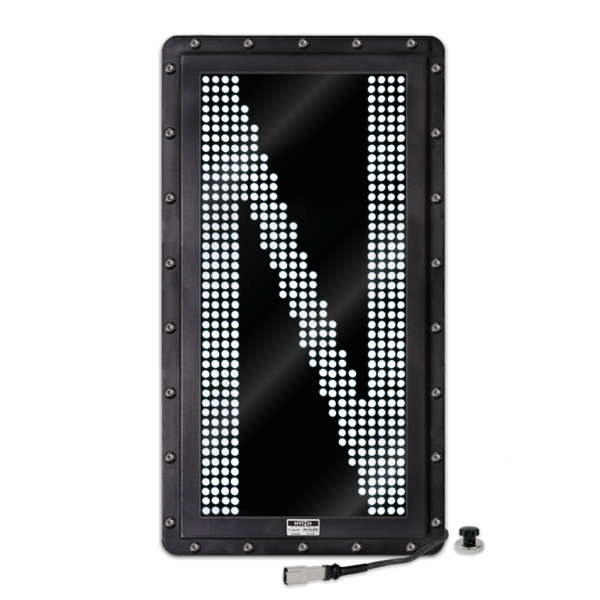 NVIZN 1 Character 24" White Programmable Vehicle ID Display