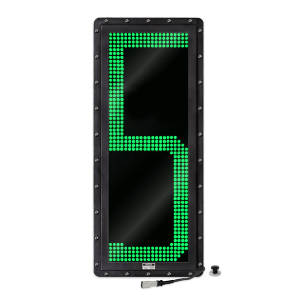 NVIZN 1 Character 36" Green Programmable Vehicle ID Display