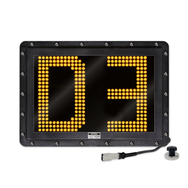NVIZN 2 Character 12" Amber Programmable Vehicle ID Display