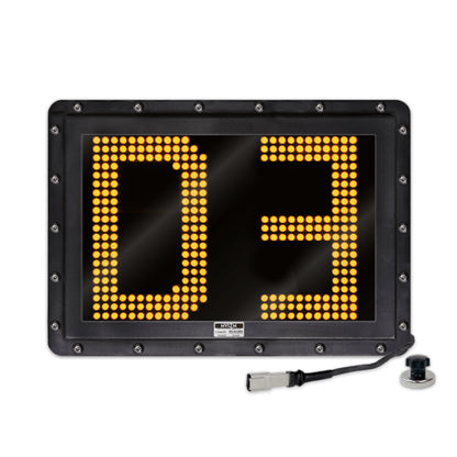 NVIZN 2 Character 12" Amber Programmable Vehicle ID Display