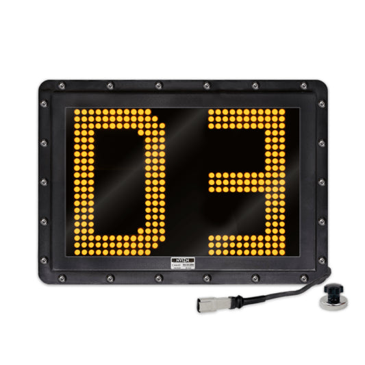 NVIZN 2 Character 12" Amber Programmable Vehicle ID Display