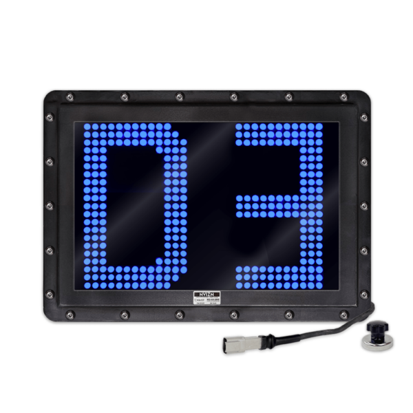 NVIZN 2 Character 12" Blue Programmable Vehicle ID Display