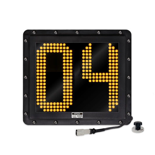 NVIZN 2 Digit Numeric 12" Amber Programmable Vehicle ID Display