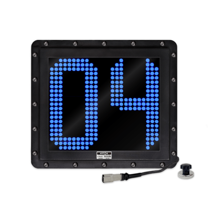 NVIZN 2 Digit Numeric 12" Blue Programmable Vehicle ID Display