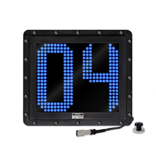 NVIZN 2 Digit Numeric 12" Blue Programmable Vehicle ID Display