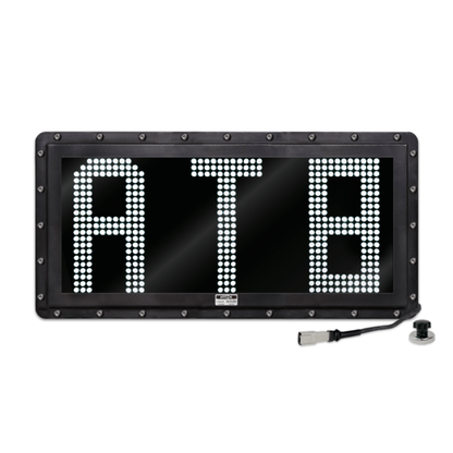 NVIZN 3 Character 12" White Programmable Vehicle ID Display