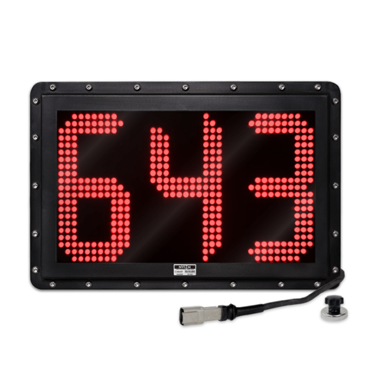 NVIZN 3 Digit Numeric 12" Red Programmable Vehicle ID Display with Communication Option