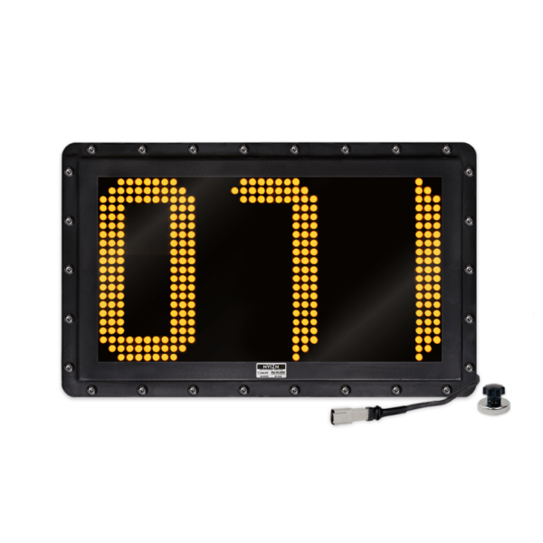 NVIZN 3 Digit Numeric 12" Amber Programmable Vehicle ID Display