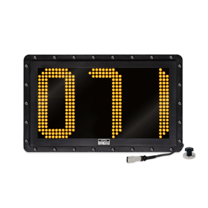 NVIZN 3 Digit Numeric 12" Amber Programmable Vehicle ID Display