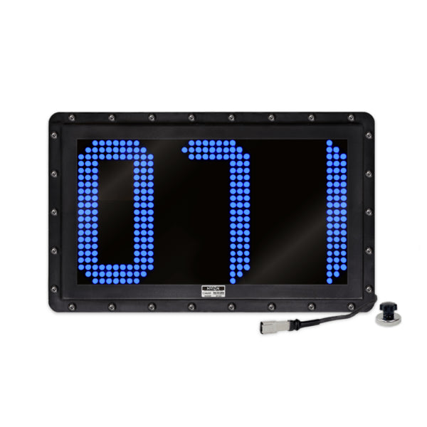 NVIZN 3 Digit Numeric 12" Blue Programmable Vehicle ID Display