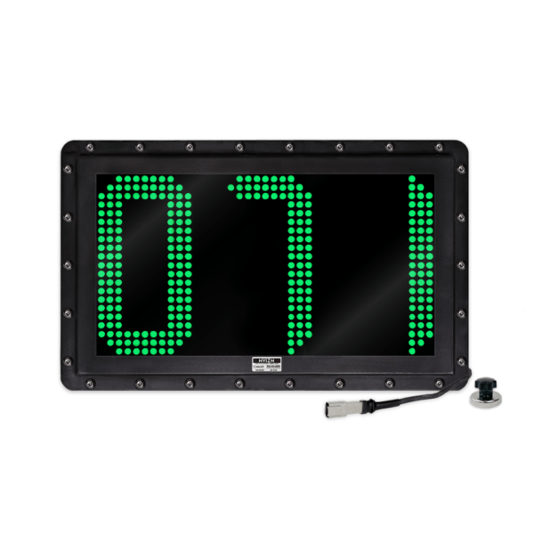 NVIZN 3 Digit Numeric 12" Green Programmable Vehicle ID Display