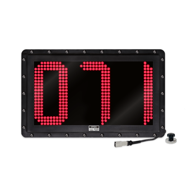 NVIZN 3 Digit Numeric 12" Red Programmable Vehicle ID Display