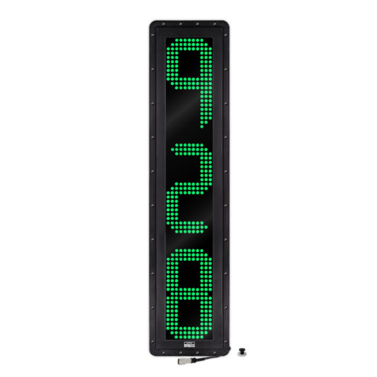 NVIZN 3 Digit Numeric 12" Green Programmable Vehicle ID Vertical Display
