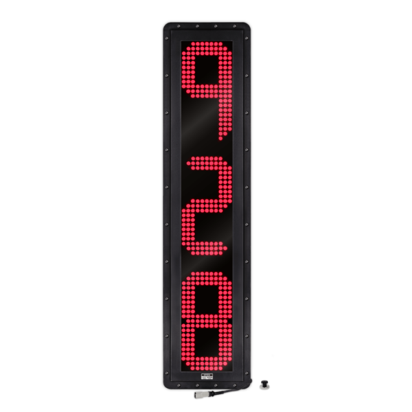 NVIZN 3 Digit Numeric 12" Red Programmable Vehicle ID Vertical Display