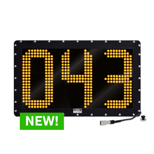 NVIZN 3 Digit 16'' Numeric Amber Programmable Vehicle ID Display