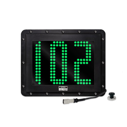 NVIZN 3 Digit Numeric 9" Green Programmable Vehicle ID Display