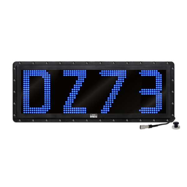 NVIZN 4 Character 12" Blue (B) Programmable Vehicle ID Display