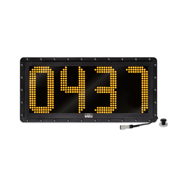 NVIZN 4 Digit Numeric 12" Amber Programmable Vehicle ID Display