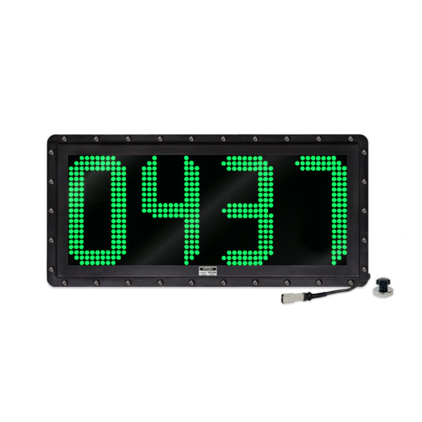 NVIZN 4 Digit Numeric 12" Green Programmable Vehicle ID Display with Communication Option