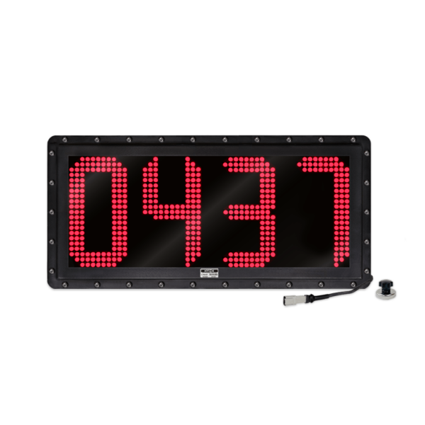 NVIZN 4 Digit Numeric 12" Red Programmable Vehicle ID Display