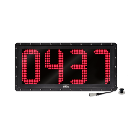 NVIZN 4 Digit Numeric 12" Red Programmable Vehicle ID Display