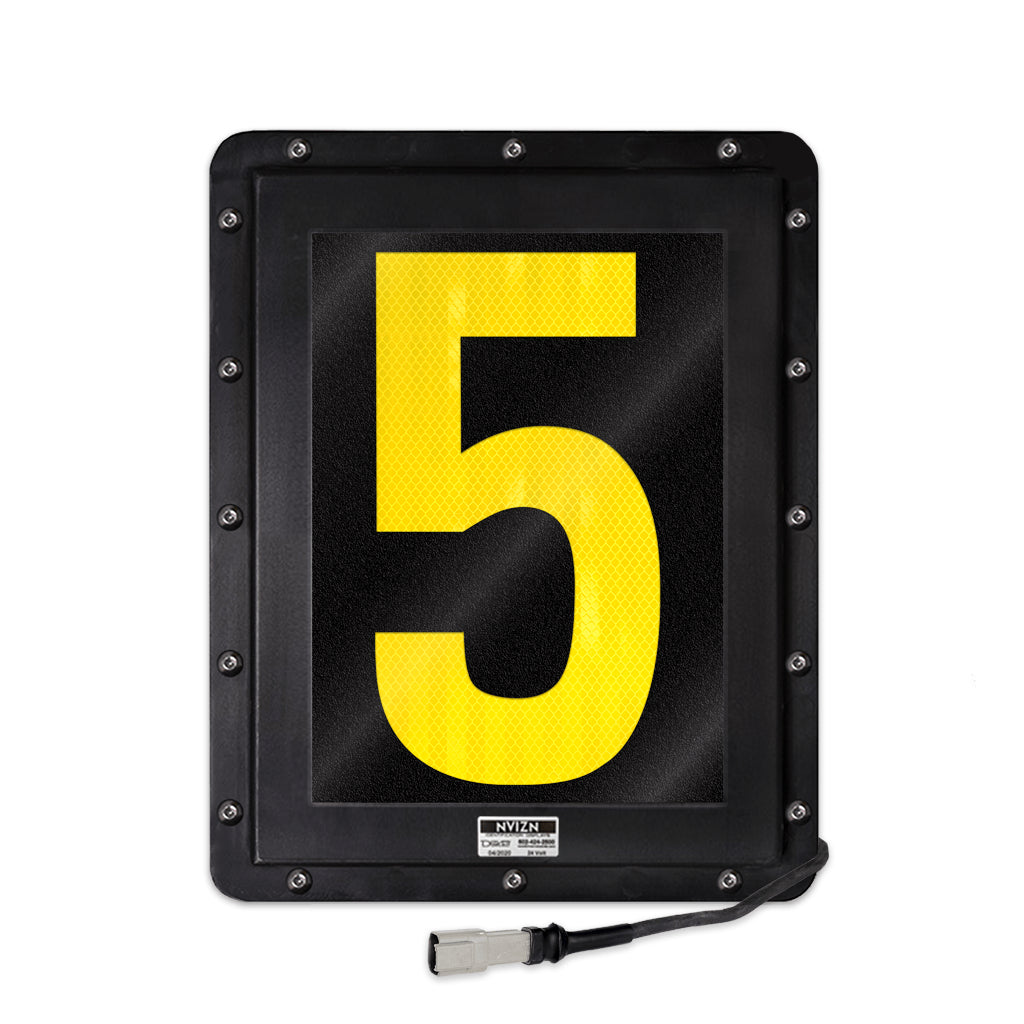 NVIZN 1 Character 12" Led Backlit Vehicle ID Display