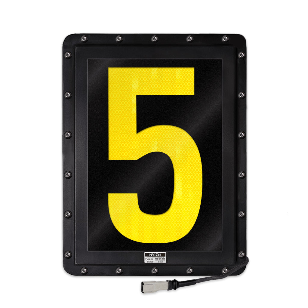 NVIZN 1 Character 18" Led Backlit Vehicle ID Display