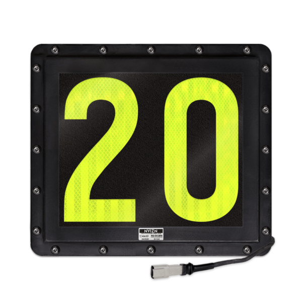NVIZN 2 Digit Numeric 12" Long Led Backlit Vehicle ID Display