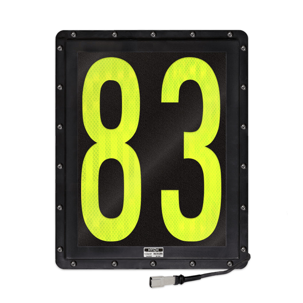 NVIZN 2 Digit Numeric 16" Led Backlit Vehicle ID Display