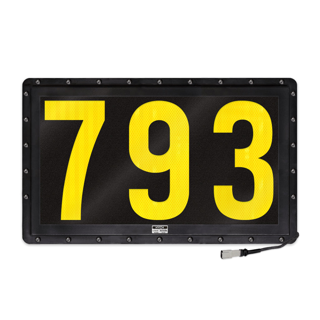 NVIZN 3 Character 16" Led Backlit Vehicle ID Display