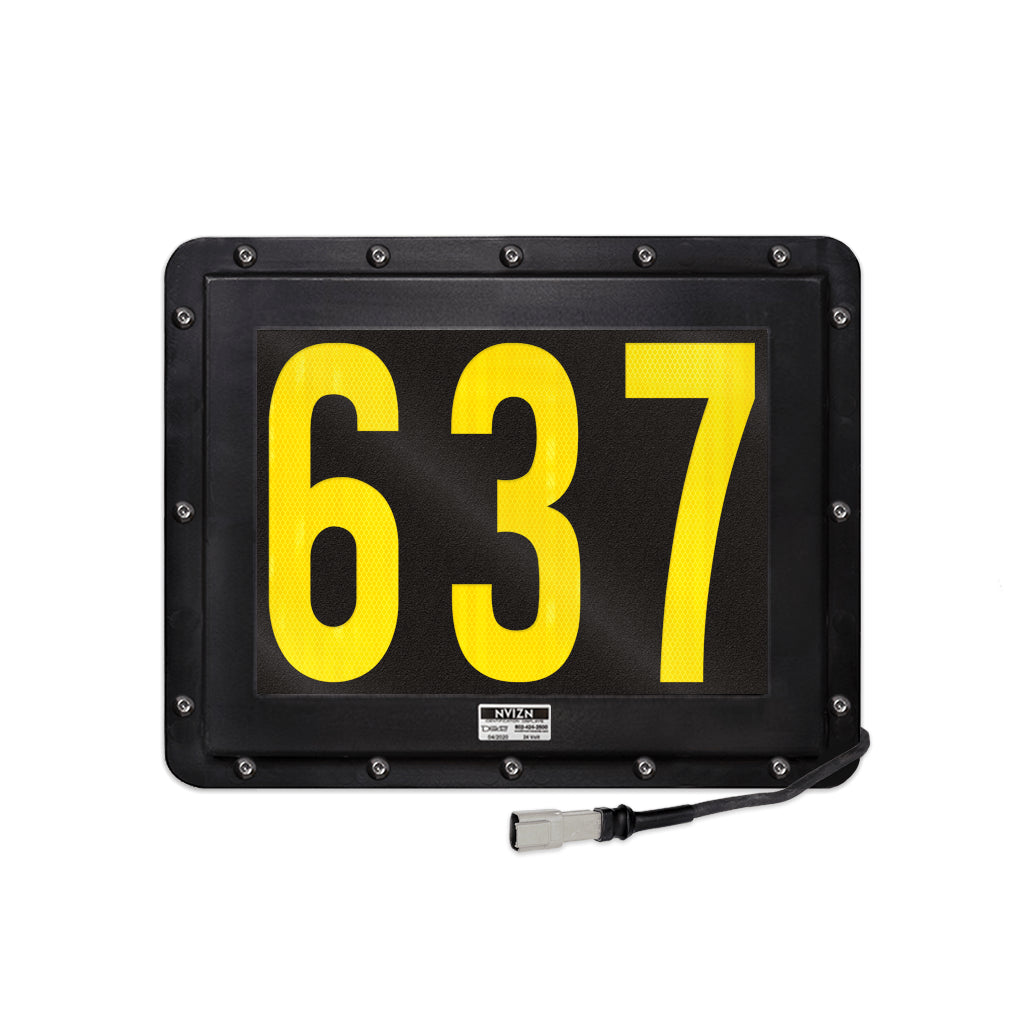 NVIZN 3 Character 9" Led Backlit Vehicle ID Display