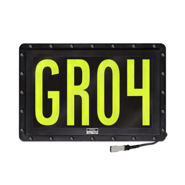 3 Digit Numeric 12" Led Backlit Vehicle ID Display