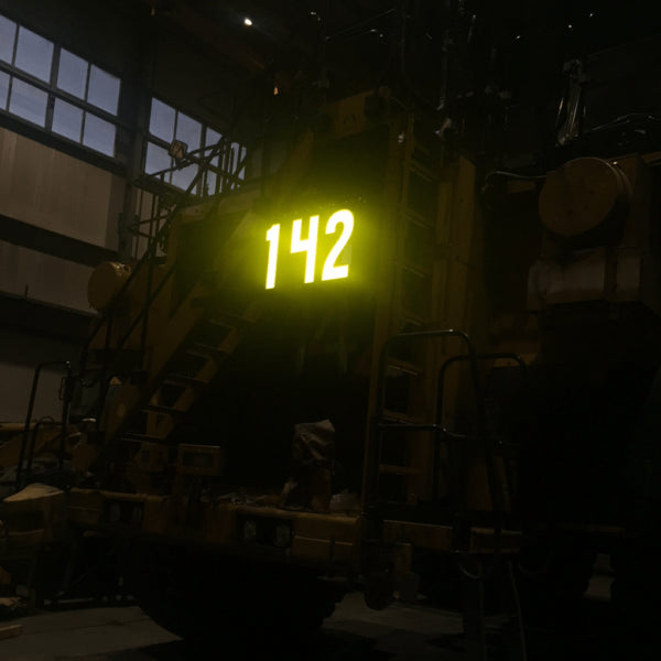NVIZN 3 Character 16" Changeable Led Backlit Vehicle ID Display
