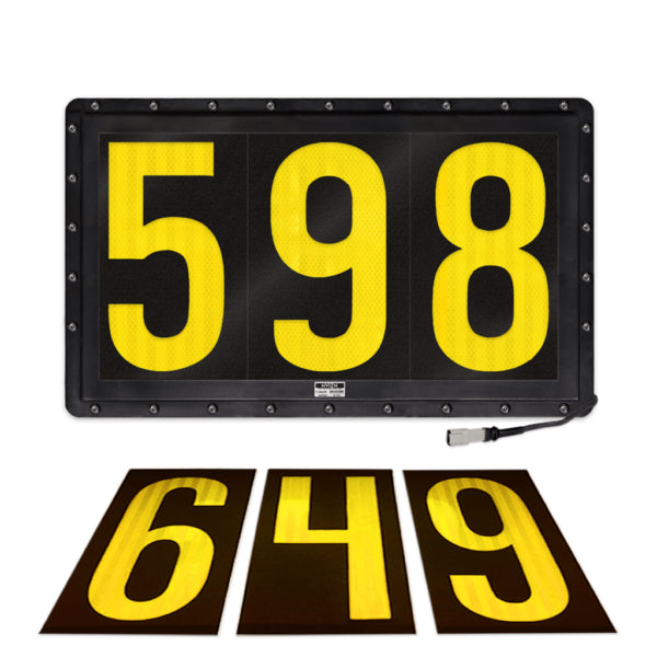 NVIZN 3 Character 16" Changeable Led Backlit Vehicle ID Display