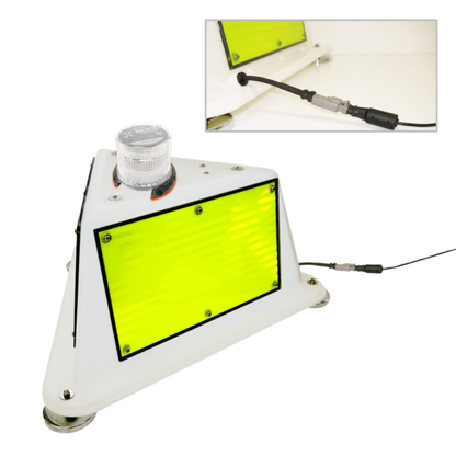 NVIZN 3 Sided Heavy Duty Plastic Vehicle ID with Green Strobe