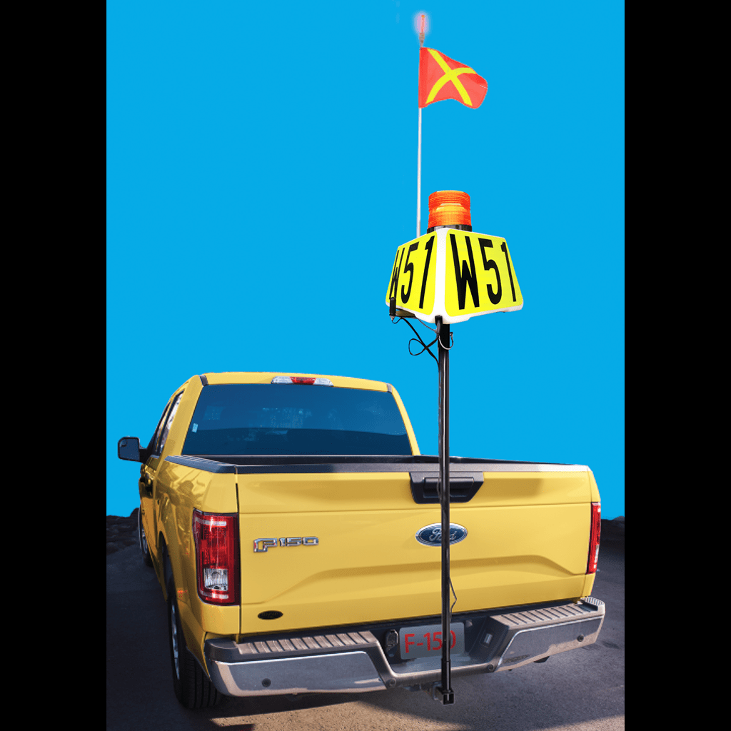 NVIZN 3 Sided Light Duty Plastic Vehicle Id
