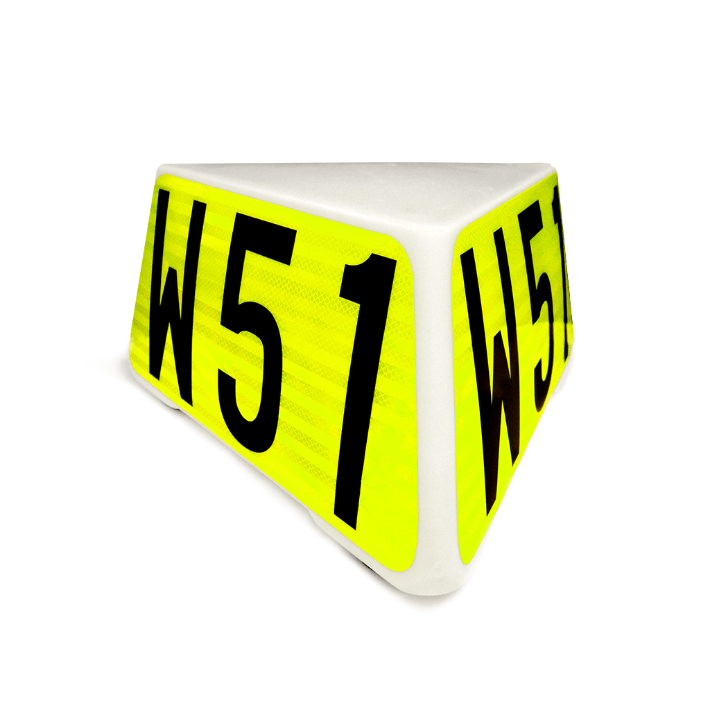 NVIZN 3 Sided Light Duty Plastic Vehicle Id