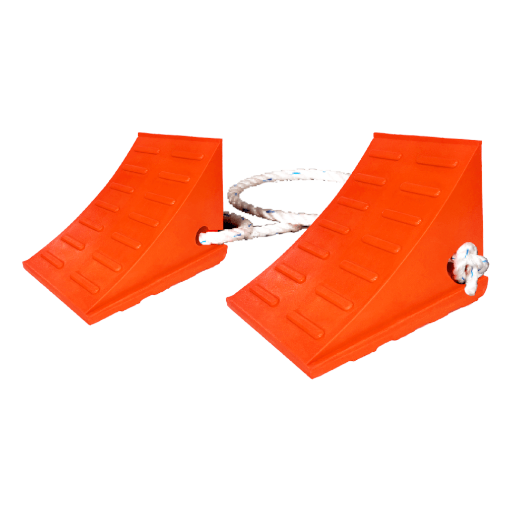 TORO 15 Ton General Purpose Wheel Chock Roped Set